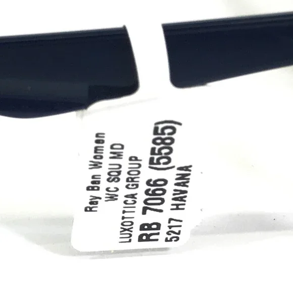 Ray-Ban Eyeglasses Frames RB7066 5585 Blue Brown Tortoise Square 52-17-140